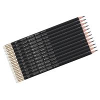 得力（deli）书写铅笔  174mm 绘画涂鸦S955 HB 12支/盒（单位：盒）黑色
