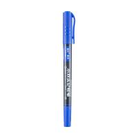 晨光（M&G）APMU2831B 粗细双头记号笔1.5+0.5mm 双头/12支装（单位：盒）蓝色