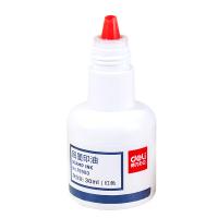 得力（deli）79900 回墨印油  30ml （单位：瓶） 红色