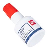 得力（deli）79900 回墨印油  30ml （单位：瓶） 红色
