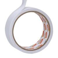 得力（deli）30415 双面棉纸胶带 36mm*10y*80um 8卷/筒（单位：筒）白