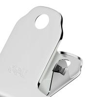 得力（deli）9533 山形铁票夹 76mm 4只/包 （单位：包）银色