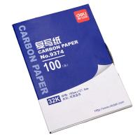 得力(deli)  32K经济耐用薄型复写纸 9374 100张/盒（单位：盒） 蓝色