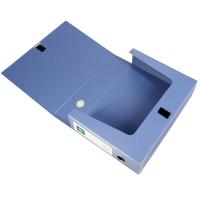 得力（deli）档案盒A4文件盒239*317*75mm加厚档案盒 桌面收纳 财会用品 5604（单位：个）蓝色