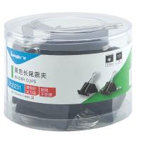 广博（GuangBo）PJ5231长尾票夹50mm 12只/盒（单位：盒）黑色