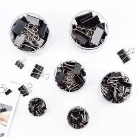 广博（GuangBo）PJ5231长尾票夹50mm 12只/盒（单位：盒）黑色