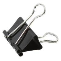 齐心（COMIX） B3606  黑色长尾票夹 2号 190页 41mm 1/120 （单位：盒）黑色