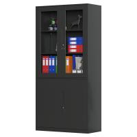 臻远 ZY5062063 钢制窄边大器械文件柜 90*40*185cm（单位：台） 黑色