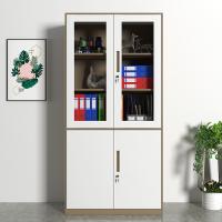 臻远 ZY5062045 钢制窄边大器械文件柜 90*40*185cm（单位：台）咖白套色