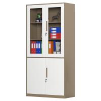 臻远 ZY5062045 钢制窄边大器械文件柜 90*40*185cm（单位：台）咖白套色
