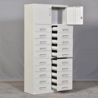 臻远 ZY5062236 钢制文件柜 上档二十斗 85*39*185cm 灰白色 (单位:台)