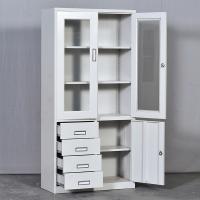 臻远 ZY5062232 钢制文件柜 偏四斗器械柜 85*39*185cm 灰白色 (单位:台)