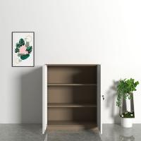 臻远 ZY5062282 钢制窄边铁门文件柜 90*40*92.5cm（单位：台）咖白