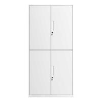 臻远 ZY5062057 钢制窄边通双节文件柜 90*40*185cm（单位：台）纯白色