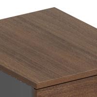臻远 ZY-SY-171 木质文件储物柜 40*50*62.5cm 胡桃色 矮柜 可移动 (单位:台)