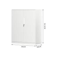 臻远 ZY5062281 钢制窄边铁门文件柜 90*40*92.5cm（单位：台）白色