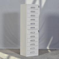 臻远 ZY5062228 钢制文件柜 竖十二斗柜 44*39*160cm（单位：台）灰白色