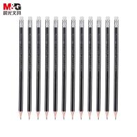 晨光（M&G） 六角木杆铅笔 HB AWP30801 12支/盒 (单位:盒) 黑色