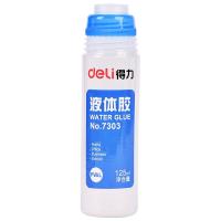 得力（deli）7303 液体胶水 PVAL  125ml  40*40*143mm (单位：瓶) 透明