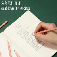 得力（deli）S909 木质铅笔 2B 六角造型 1/24/288 12支/盒 (单位：盒) 黑色
