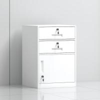 臻远 ZY5052335 钢制文件柜 活动柜 二抽 44*39*65cm（单位：台）白色
