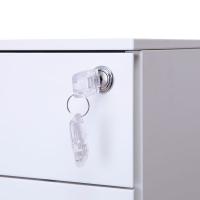 臻远 ZY5052388 钢制文件柜活动柜 三抽 30*52*60cm（单位：台）白色