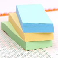 晨光（M&G） YS-14 优事贴三分条自粘便条纸 76*34mm*3  （单位：包） 黄色、绿色、蓝色