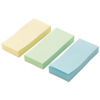 晨光（M&G） YS-14 优事贴三分条自粘便条纸 76*34mm*3  （单位：包） 黄色、绿色、蓝色