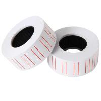 得力（deli） 3210 单排标价纸 21.5*12mm 10卷/筒 1/10/50 白色 (单位：筒) 白色