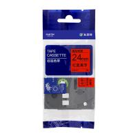 科思特 兼容 KZe-451 标签色带 尺寸：24mm*8m（单位：支） 适用兄弟PT330/PT350/PT520/PT540/PT580C/PT1400/PT1500PC/PT1600 红底黑字