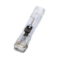 得力（deli）8591A 推夹器+8个补充夹 16mm（单位：卡）透明白