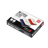 得力（deli） 9892 秒干印台 金属方形 外径120*80mm 内径106*67mm 红色 (单位:个)
