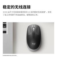 罗技（Logitech） 无线鼠标 M190 115.4*66.1*40.3mm (单位:个) 工业灰