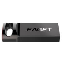 忆捷（EAGET） 优盘 USB3.0高速 U盘 U81-64G 34*14*9mm (单位:个) 黑色