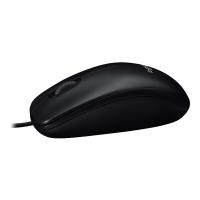 罗技（Logitech） M100R 有线鼠标 有线+USB  (单位：个 )黑色