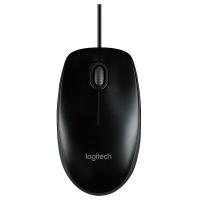 罗技（Logitech） M100R 有线鼠标 有线+USB  (单位：个 )黑色