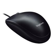 罗技（Logitech） M100R 有线鼠标 有线+USB  (单位：个 )黑色