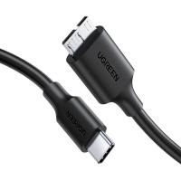 绿联（UGREEN） 数据线 Type-C转Micro Usb3.0 20103 线长1米 (单位:条) 黑色