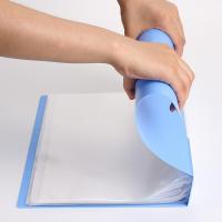 齐心（COMIX） PF80AK-1 A4 80袋 大容量资料册 带外壳 颜色随机 （单位：个）