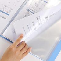 齐心（COMIX） PF80AK-1 A4 80袋 大容量资料册 带外壳 颜色随机 （单位：个）