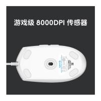 罗技（Logitech） 有线鼠标 USB G102 116.6*38.2*62.15mm (单位:个) 白色