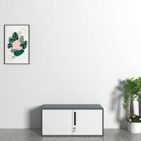 臻远 ZY-SY-39 窄边铁皮顶柜 900*400*400mm 灰白套色 (单位:台)