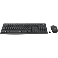 罗技（Logitech） MK295 无线轻音键鼠套装 带无线2.4G接收器 黑色 (单位:套)