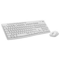 罗技（Logitech） MK295 无线轻音键鼠套装 带2.4G接收器-USB  (单位：套 )白色
