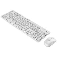 罗技（Logitech） MK295 无线轻音键鼠套装 带2.4G接收器-USB  (单位：套 )白色