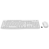 罗技（Logitech） MK295 无线轻音键鼠套装 带2.4G接收器-USB  (单位：套 )白色