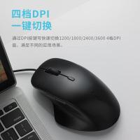雷柏（Rapoo） N500有线光学鼠标 办公鼠标 笔记本鼠标 电脑鼠标 1000 DPI高精度寻迹引擎 黑色(单位：个)