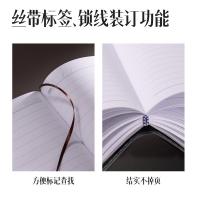 得力（deli） 7912 商务皮面记事本 32K/120页 黑色（单位：本）