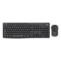 罗技（Logitech） MK295 静音无线键鼠套装 鼠标99*60mm 键盘438*143mm（单位：套） 黑色