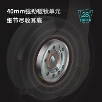 漫步者（EDIFIER） 头戴式带麦蓝牙游戏耳机 G5BT 45ms低延时 (单位:个) 曜夜黑